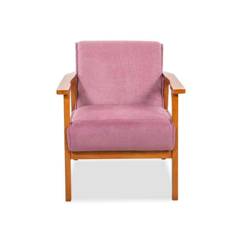 Hunter 1 Seater Pink Col Fab