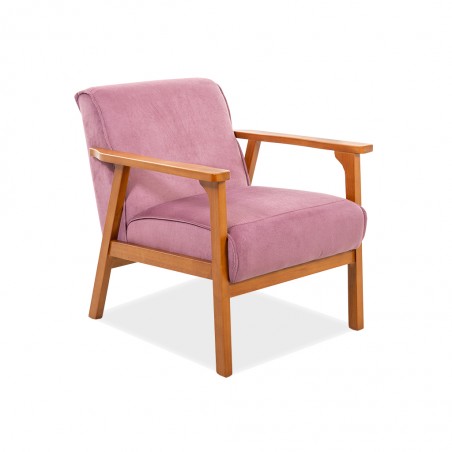 Hunter 1 Seater Pink Col Fab