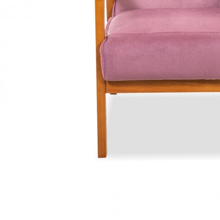 Hunter 1 Seater Pink Col Fab