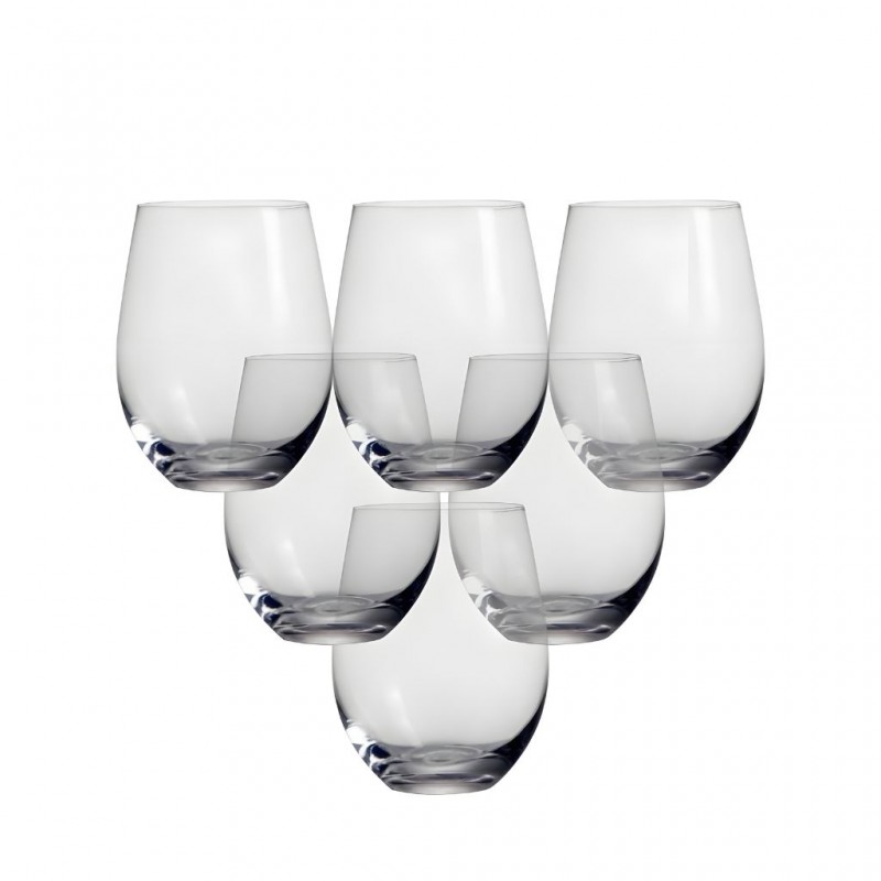 Water Glass 6 pcs Grey