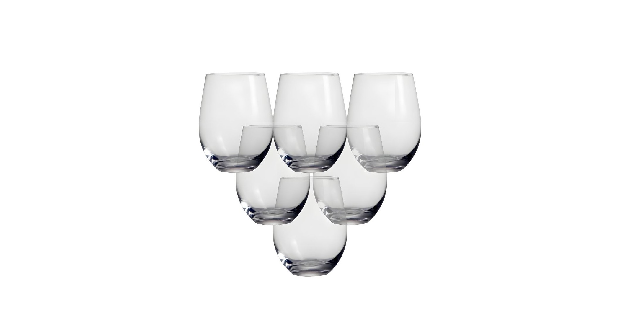 Water Glass 6 pcs Grey