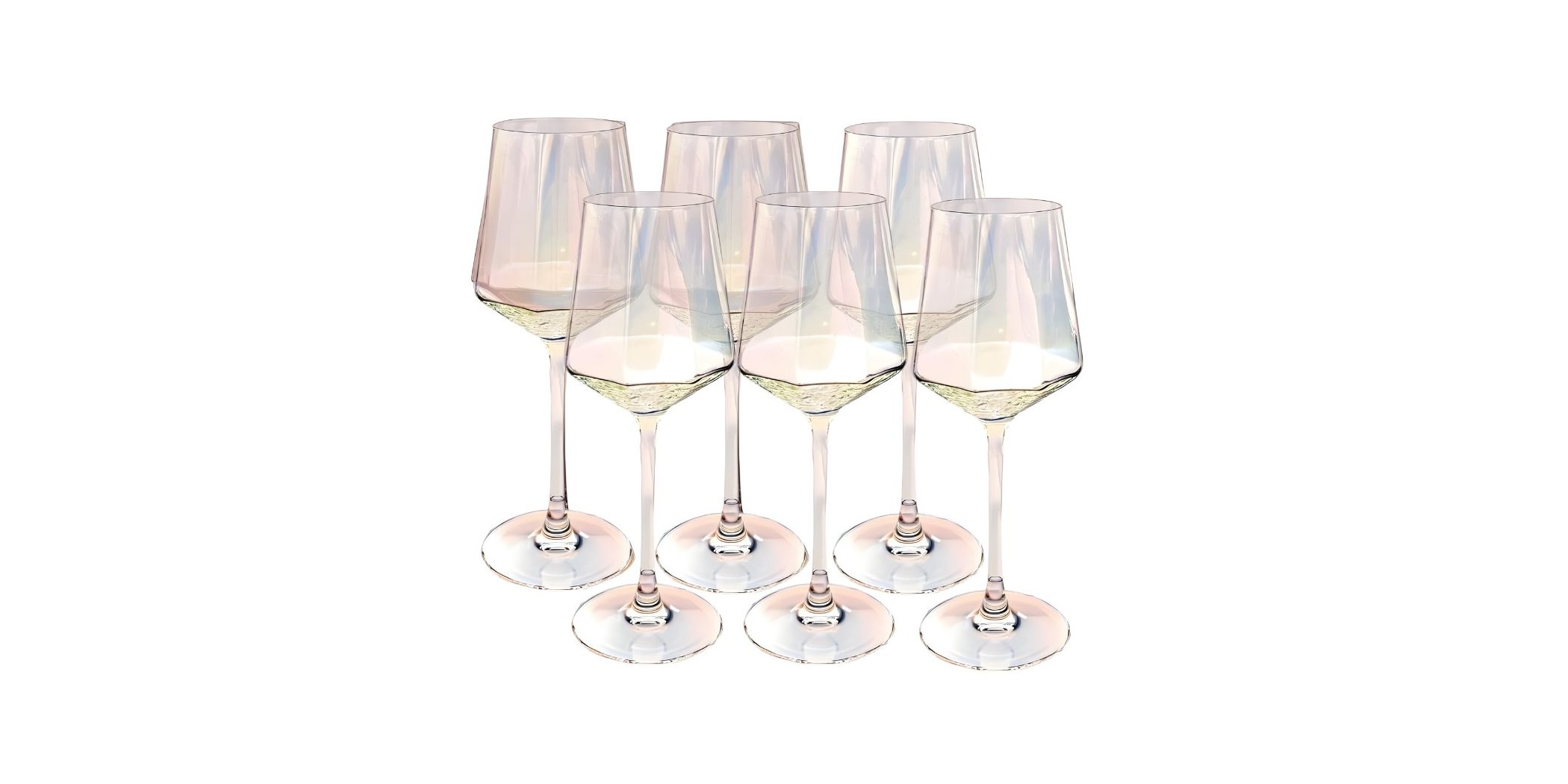 Pinot Wine Glass 6 pcs Multicolored