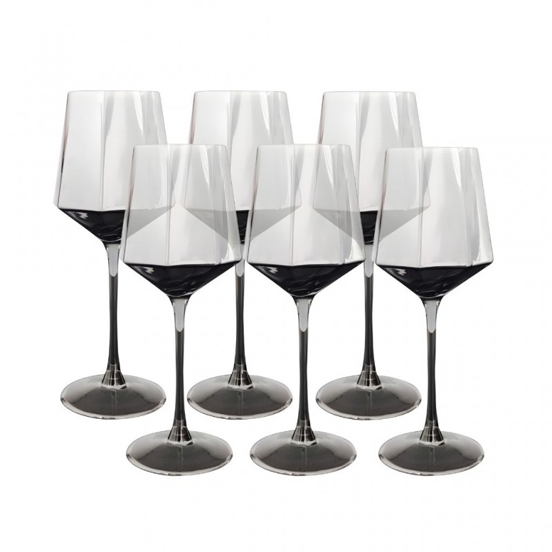 Pinot Wine Glass 6 pcs Grey Pinot Wine Glass 6 pcs Grey