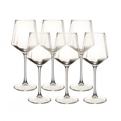 Pinot Wine Glass 6 pcs Transparent