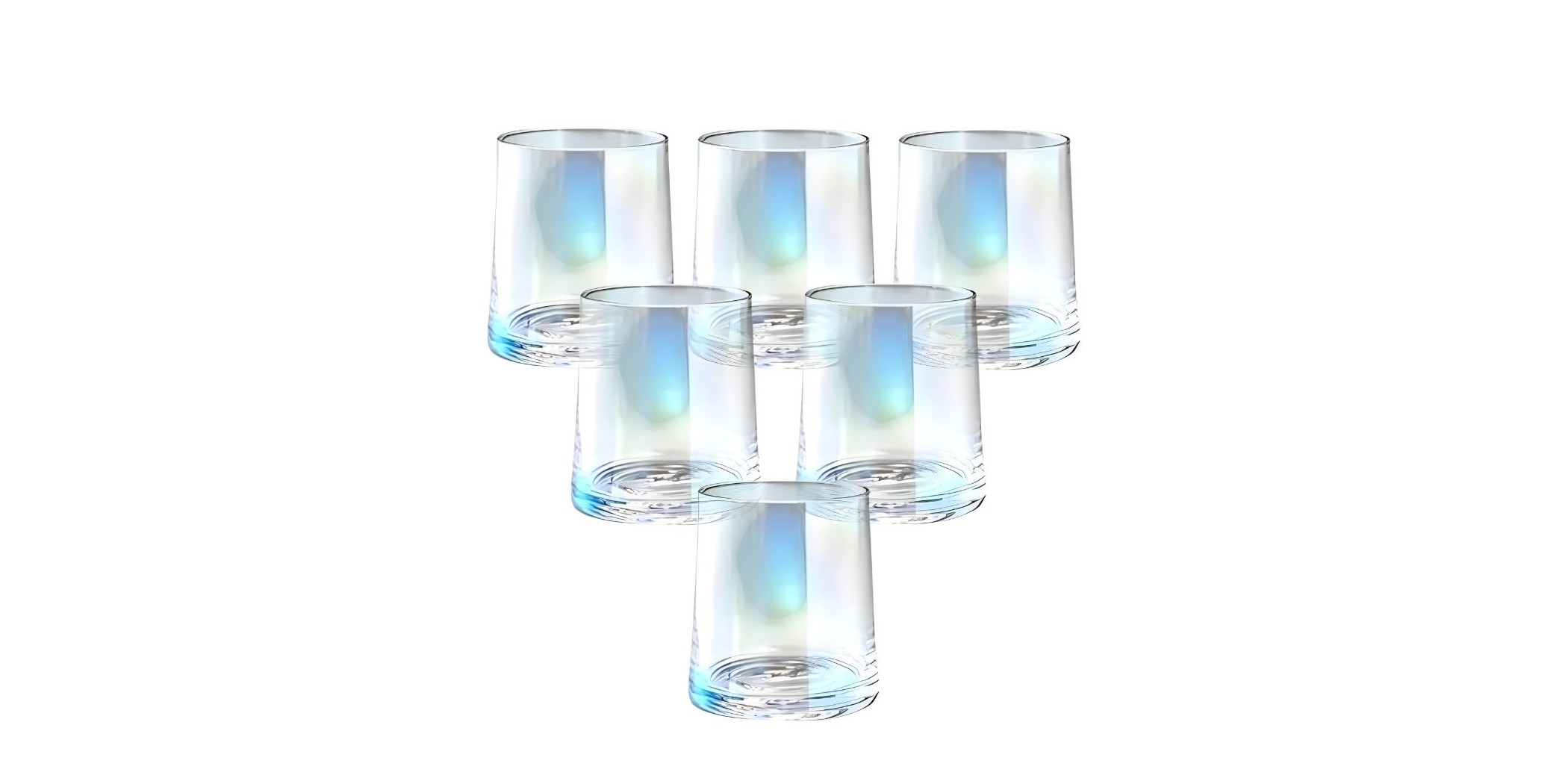 Whisky Glass 6 pcs Multicolored