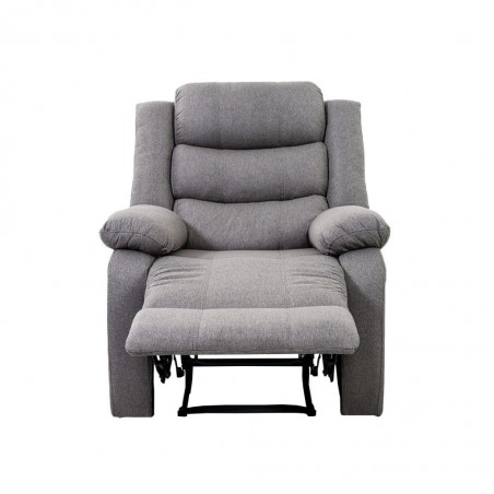 Tavana Single Recliner Grey Fabric