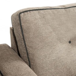 Conrad Pull Out Bed + RHF Chaise Fabric Chenille Mocha