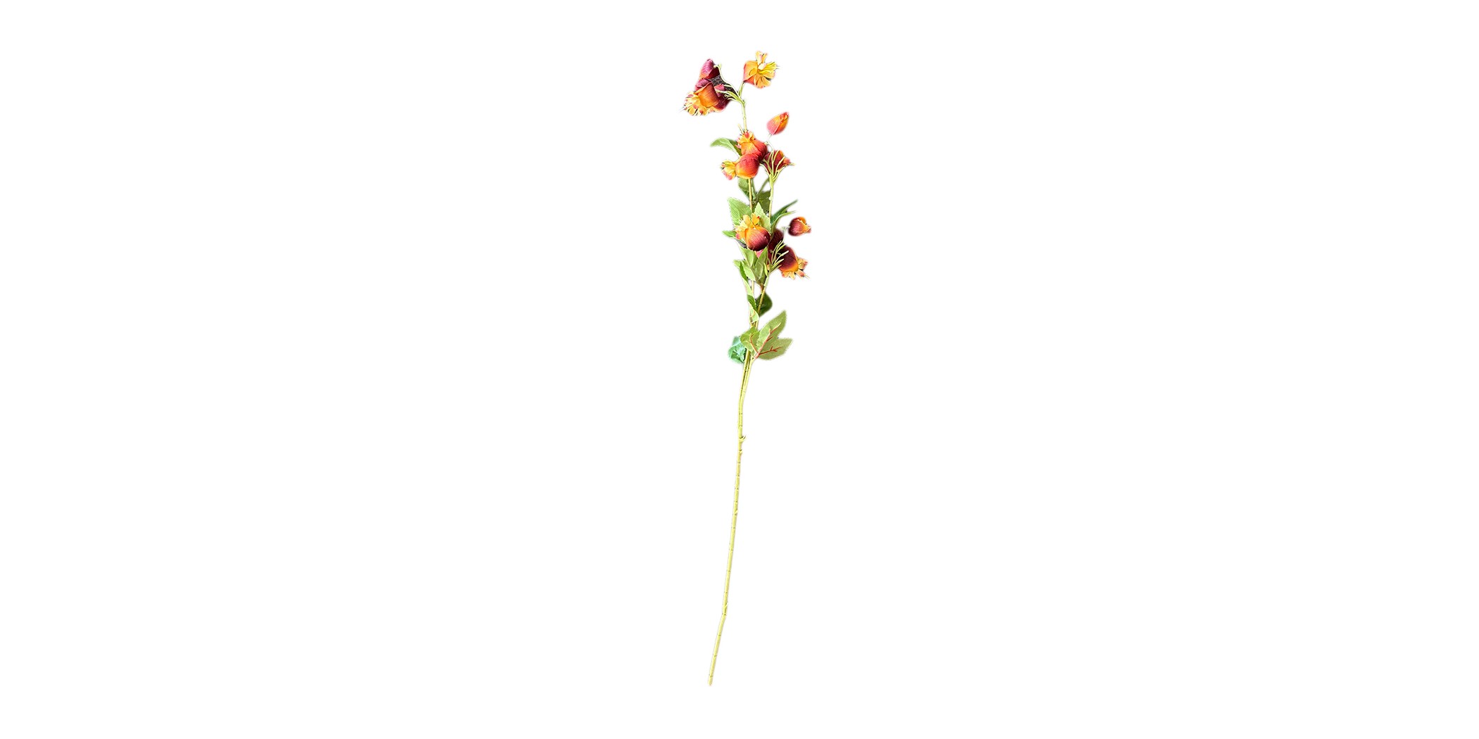 Artificial Flower Orange 84 cm CM246220