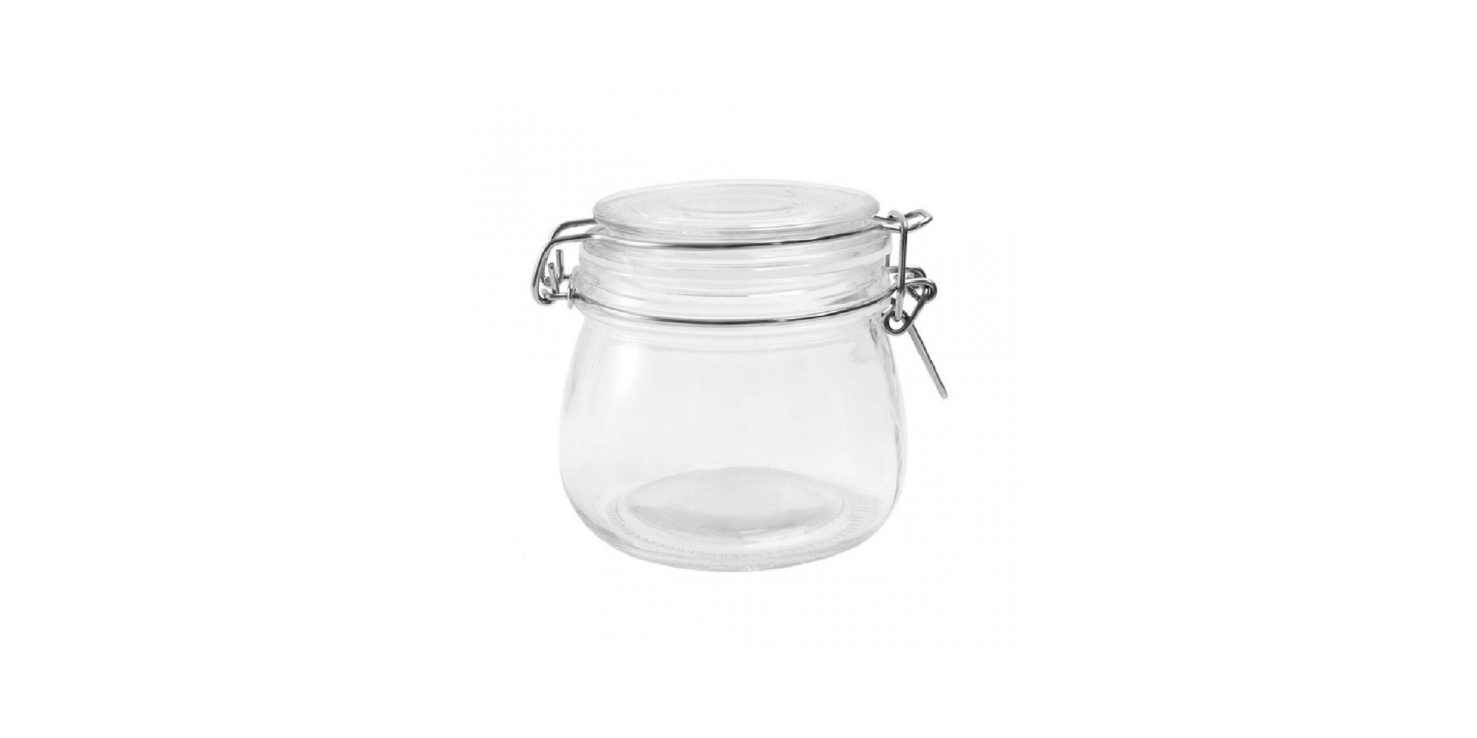 Zibo Hermetic 6502 500ml Glass Storage Jar +"O"