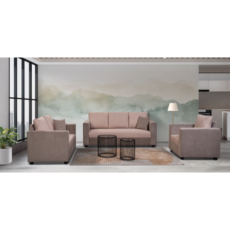 Conrad Static 3+2+1 Fabric Chille Mocha