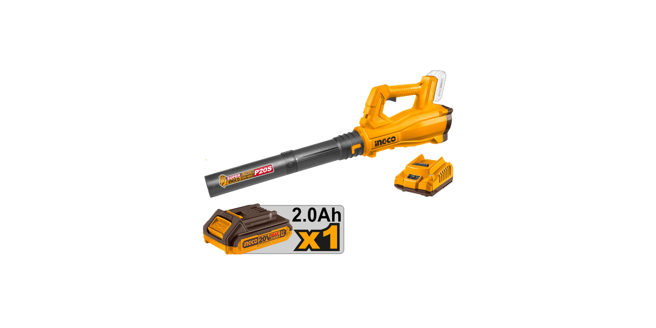 Ingco Cordless Blower CABLI203235 (1BAT 2.0AMP + CHARGER)