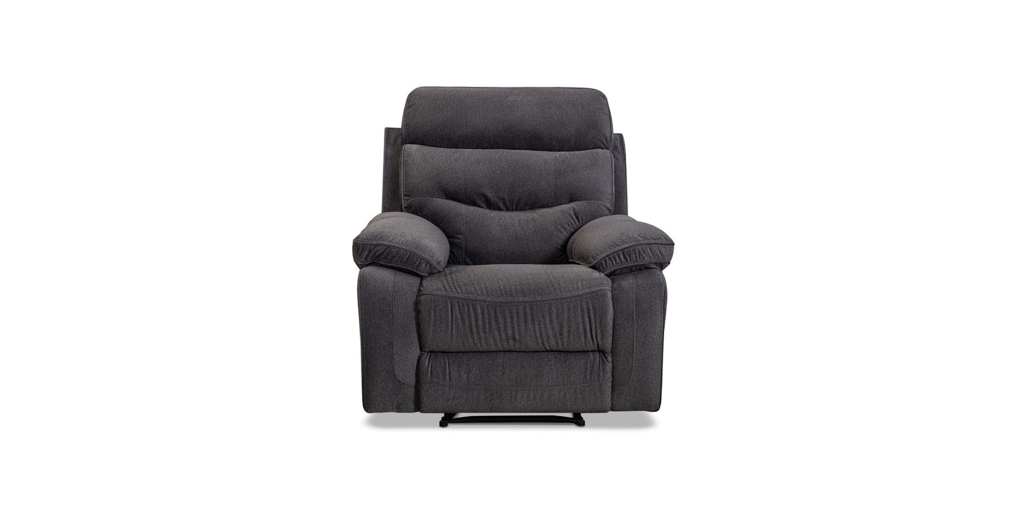 Burlington Single Recliner in Pewter Col Fab Burlington Single Recliner in Pewter Col Fab