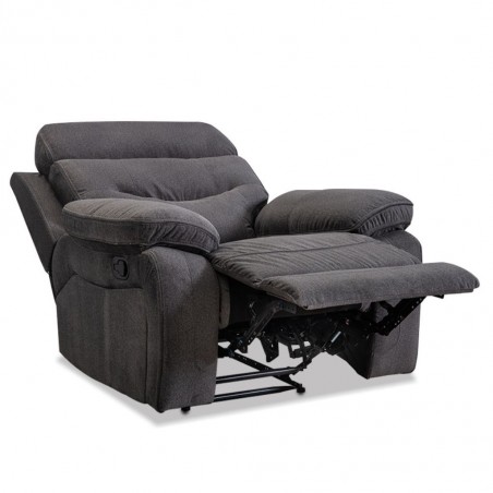 Burlington Recliner 1 Str Fabric Pewter