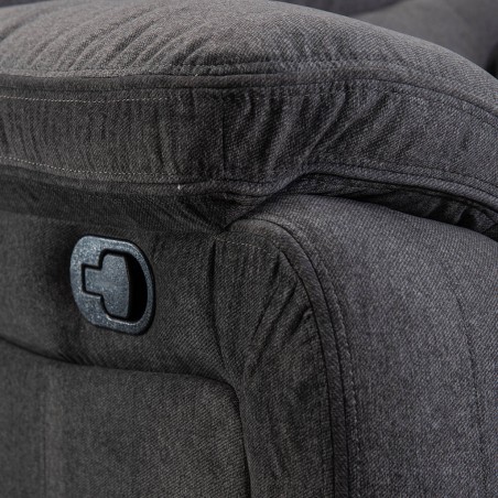 Burlington Recliner 1 Str Fabric Pewter