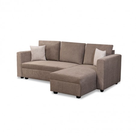Conrad Corner RHF Chaise + LHF 2S Fab Chenille Mocha