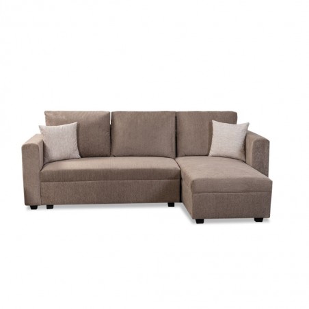 Conrad Sofa Corner Static Chenille Mocha Colour