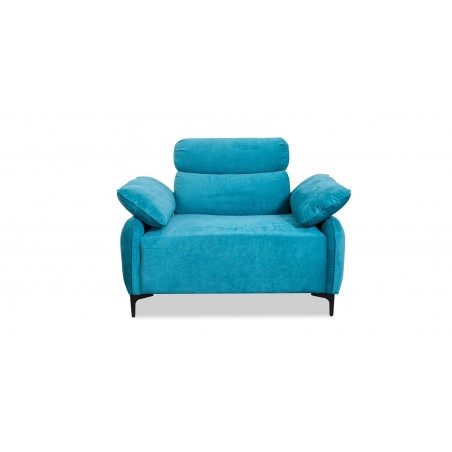 Comfy Sofa 3+2+1 in Sky Blue Col Fabric
