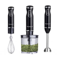 Techwood TMS 9666 600W Stick Blender/ Chopper/Mixer With 500ml Bowl "O"