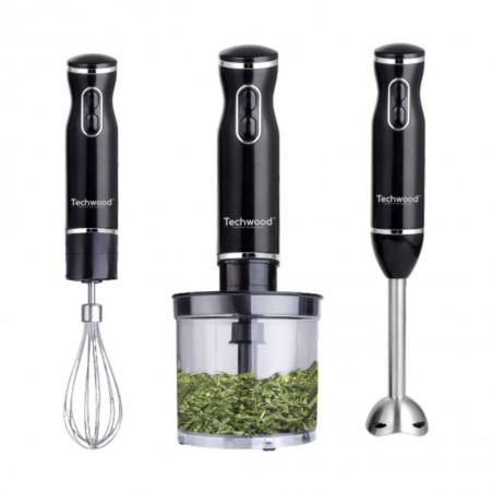 Techwood TMS 9666 600W Stick Blender/ Chopper/Mixer With 500ml Bowl "O"