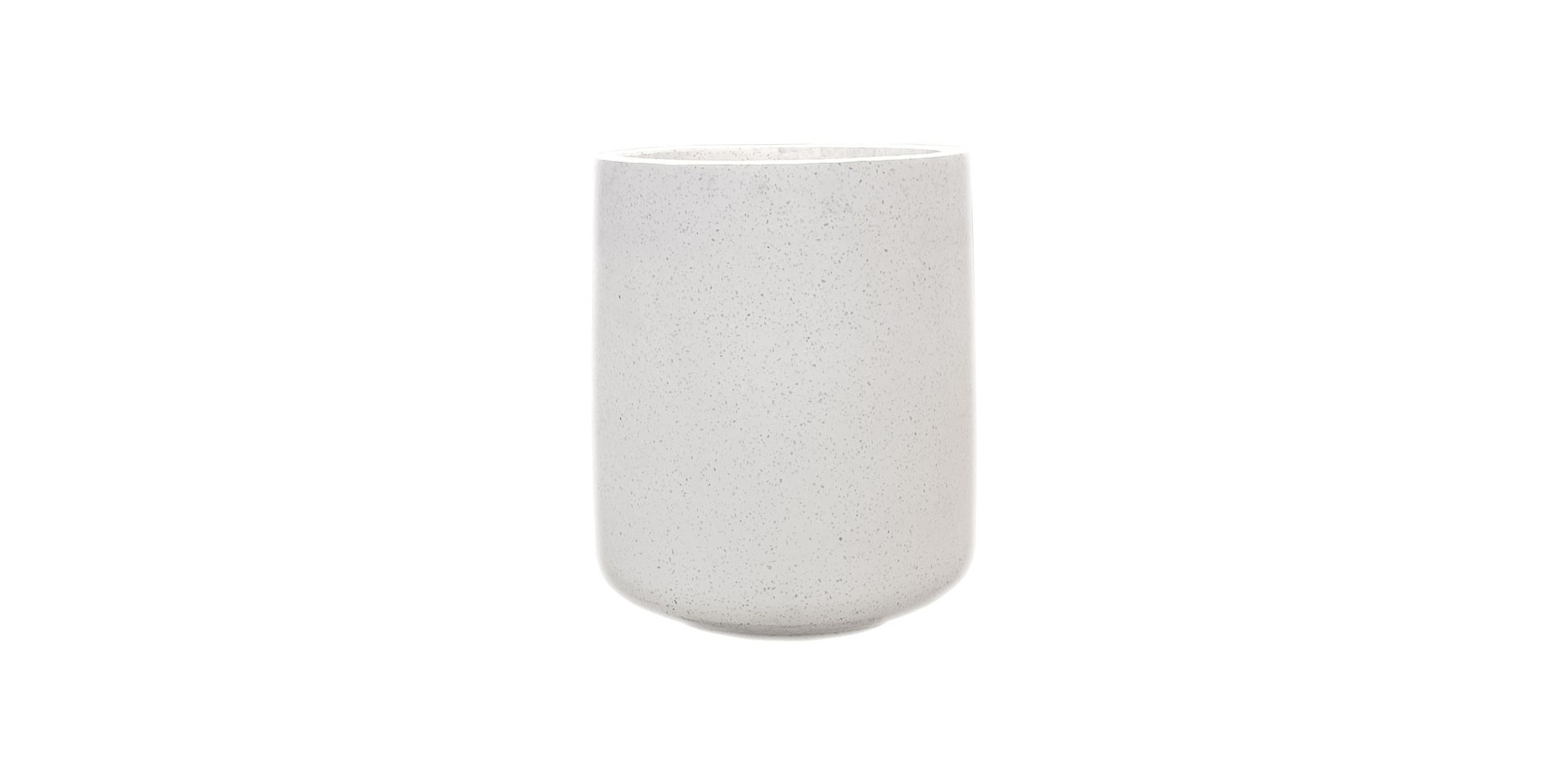 Lebuse L Pot White Terrazo Cement Ref VT1447BCD-DMT L47XW47XH55