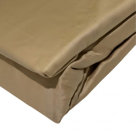 Fitted Sheet 160x200 cm Beige Cotton