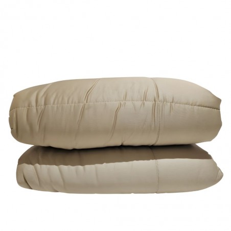 Quilt Double 220x230 cm Beige Cotton