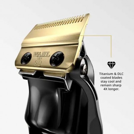 Wahl 3026436 5 Star C/C Magic Clip 2YW Black Hiar Clipper "O"