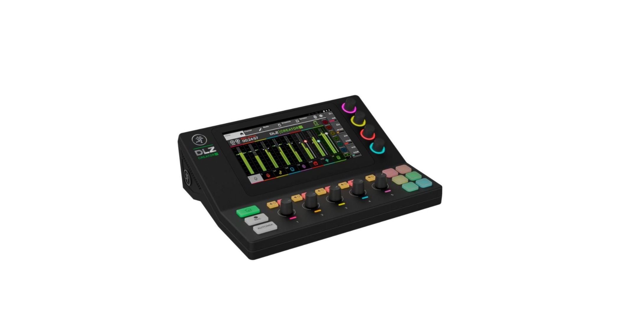 Mackie 2055428-01 DLZ Creator-XS-Compact Adaptive Podcasting & Streaming,Featuring Mix Agent Dig