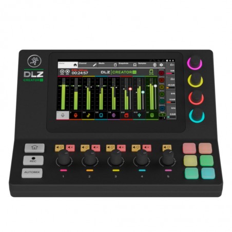 Mackie 2055428-01 DLZ Creator-XS-Compact Adaptive Podcasting & Streaming,Featuring Mix Agent Dig