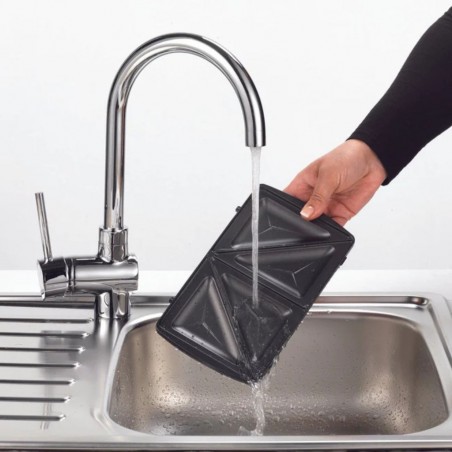 Kenwood SMM01.A0BK 3in1 Metal Black Sandwich Maker