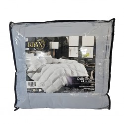 Comforter 220x230 cm Grey - Double Micro Polyester