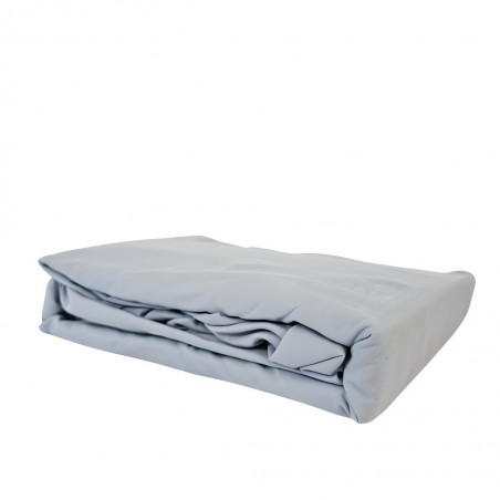 Fitted Sheet 160x200+30 cm Grey Micro Polyester