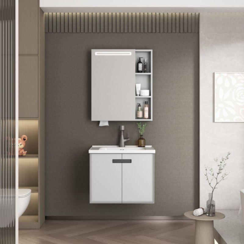 Bird Bathroom Cabinet With 2 Drs & Mirror Sensor Switch -Ref 2251-60