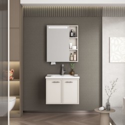 Tulip Bathroom Cabinet With 2 Doors & Mirror Sensor Switch -Ref 2250-60