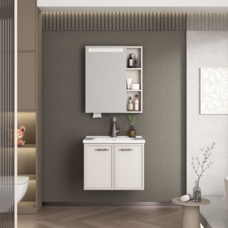 Tulip Bathroom Cabinet With 2 Doors & Mirror Sensor Switch -Ref 2250-60
