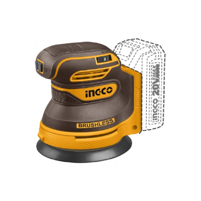 Ingco Crosli2002 Cordless Ramdom Orbital Sander