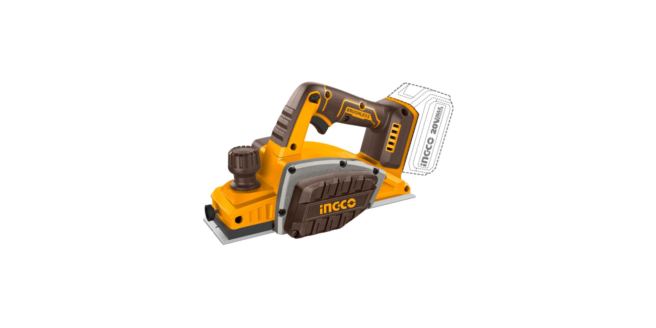 Ingco Cordless Planer CRLI20401 (TOOLS ONLY)