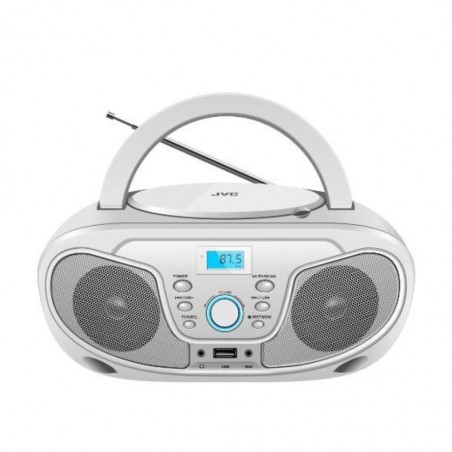 JVC RD-N327 CD Player with radio FM White Colour
