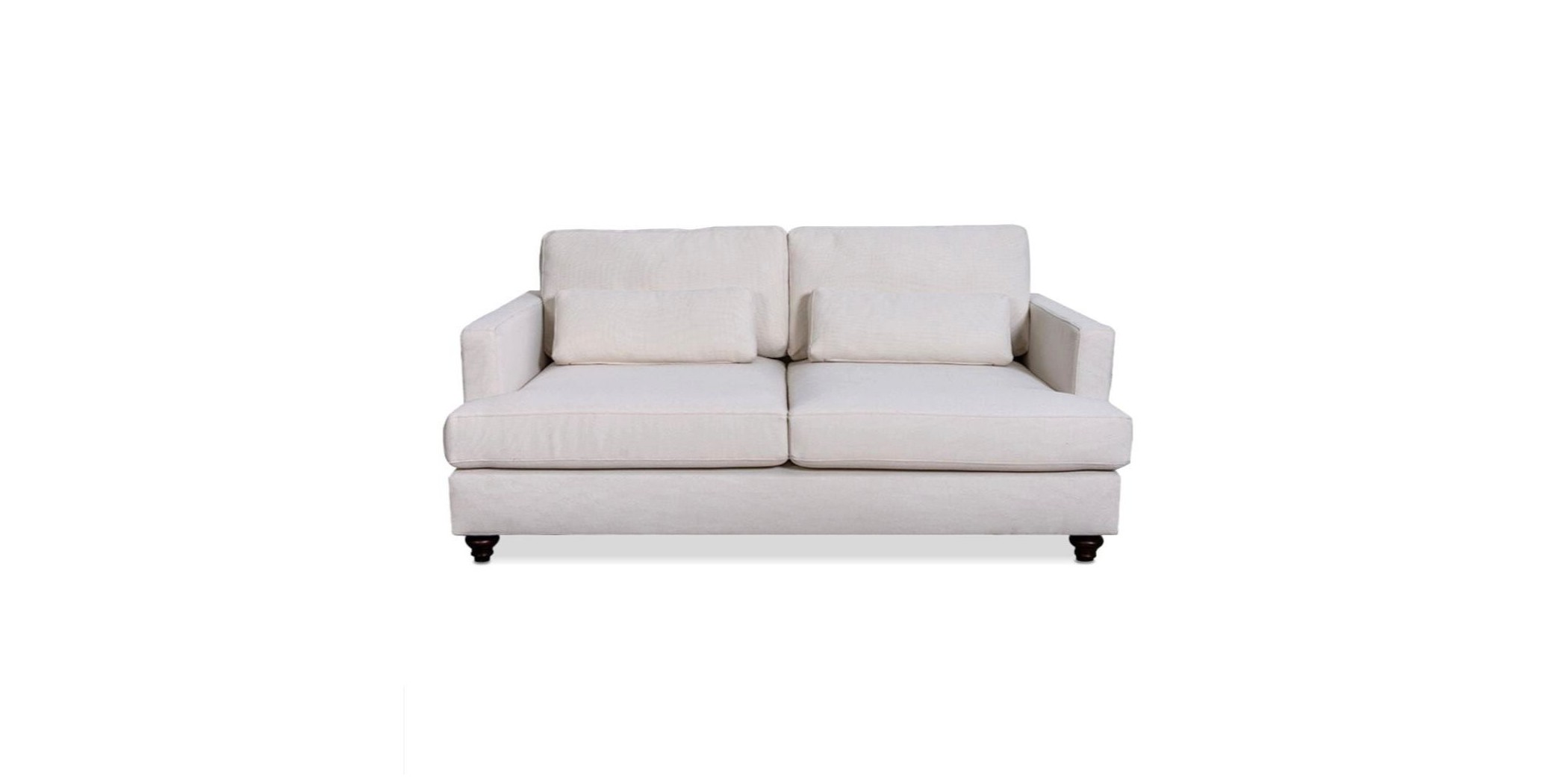 Cassandra Sofa 2 Seater In Beige Fab