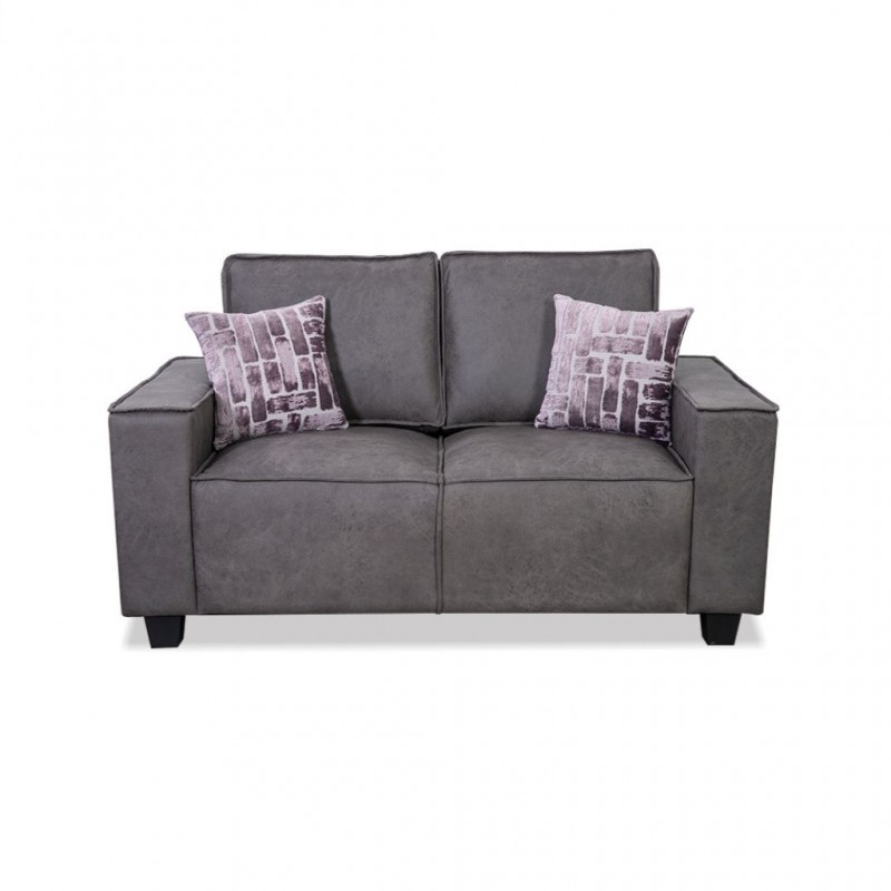Hunter Sofa 2 Seater In Grey Fabric Hunter Sofa 2 Seater In Grey Fabric