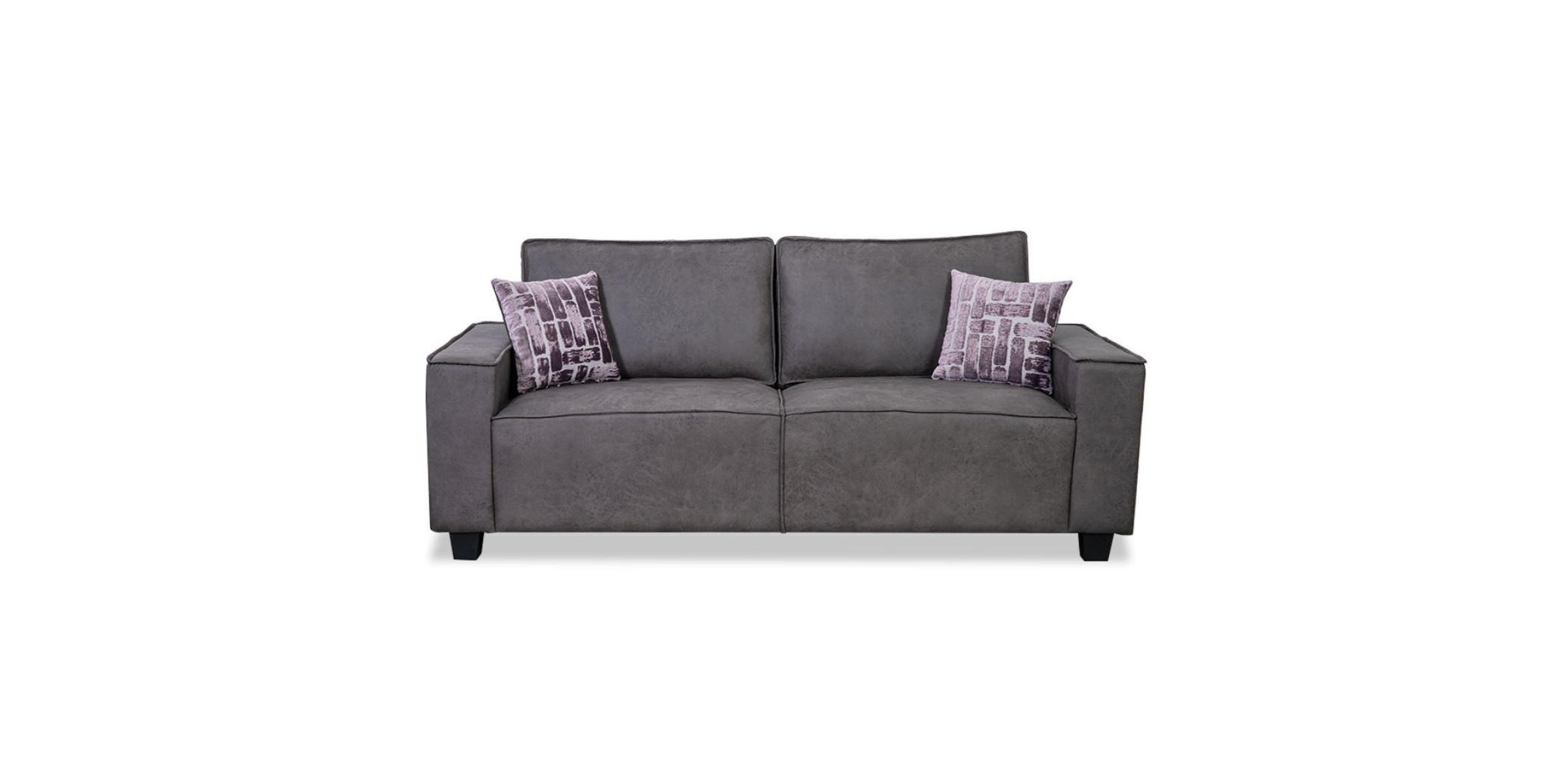 Hunter Sofa 3 Seater In Grey Fabric