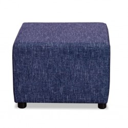 Premiere Ottoman Fabric Blue Pattern
