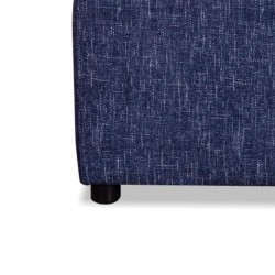 Premiere Ottoman Fabric Blue Pattern