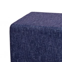 Premiere Ottoman Fabric Blue Pattern