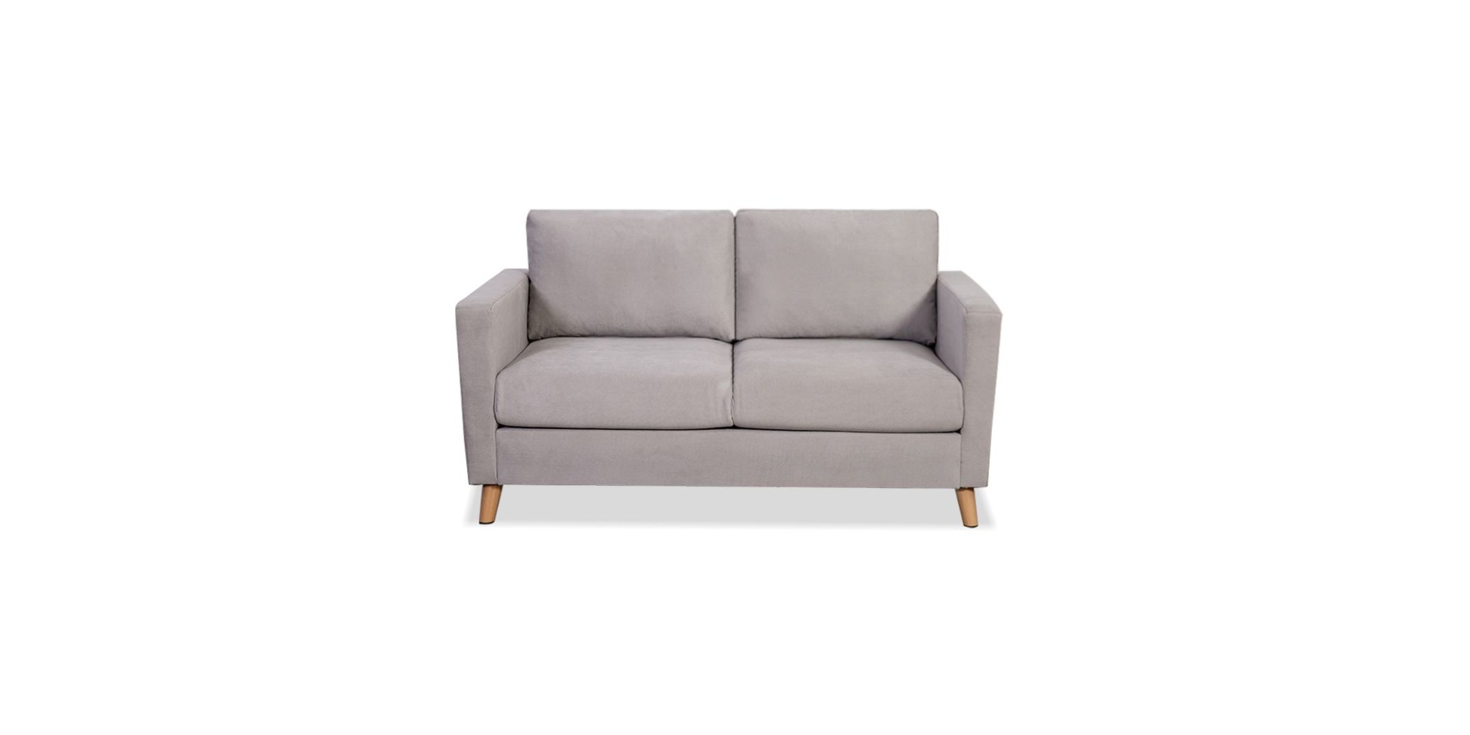 Oliver Sofa 2 Seater L.Grey Fabric