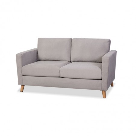 Oliver Sofa 2 Seater L.Grey Fabric