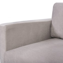 Oliver Sofa 3 Seater L.Grey Fabric
