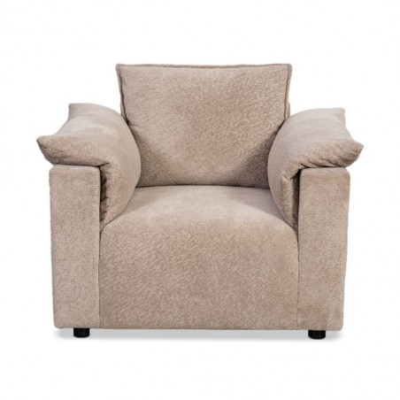 Vista 1 Seater In Beige Fabric