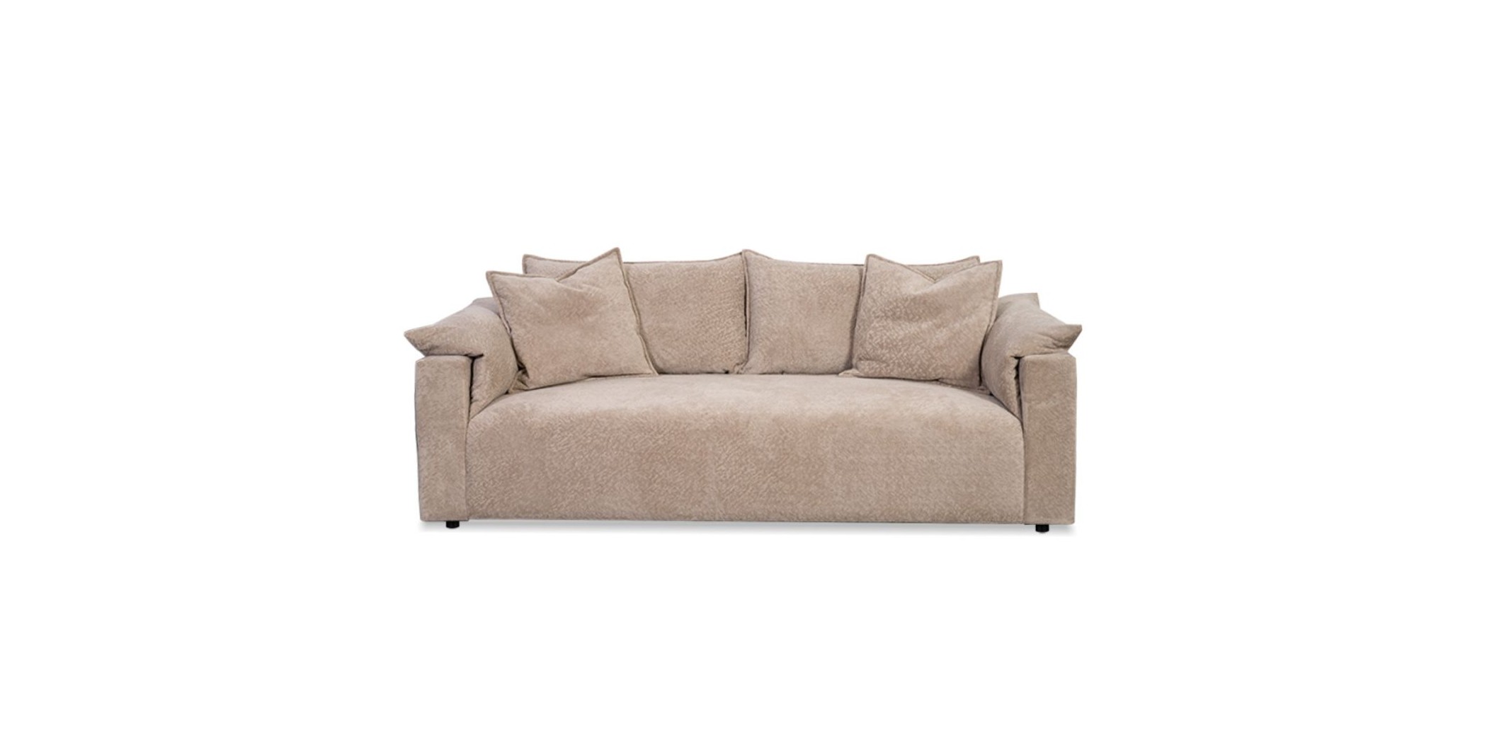 Vista 3 Seater In Beige Fabric