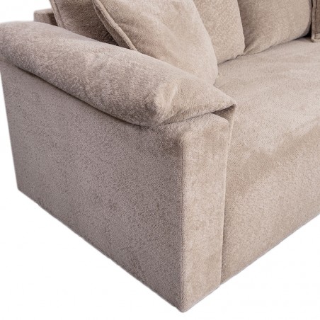 Vista 3 Seater In Beige Fabric